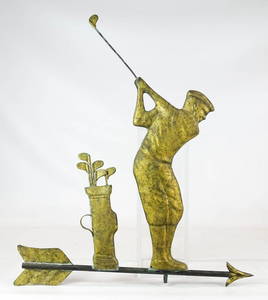 Golfer Weathervane