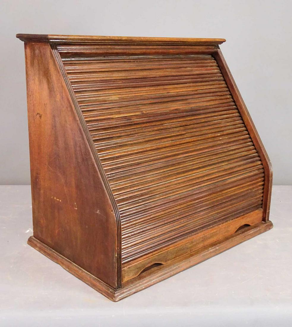 Rolltop Table Top Cabinet (1 of 4)