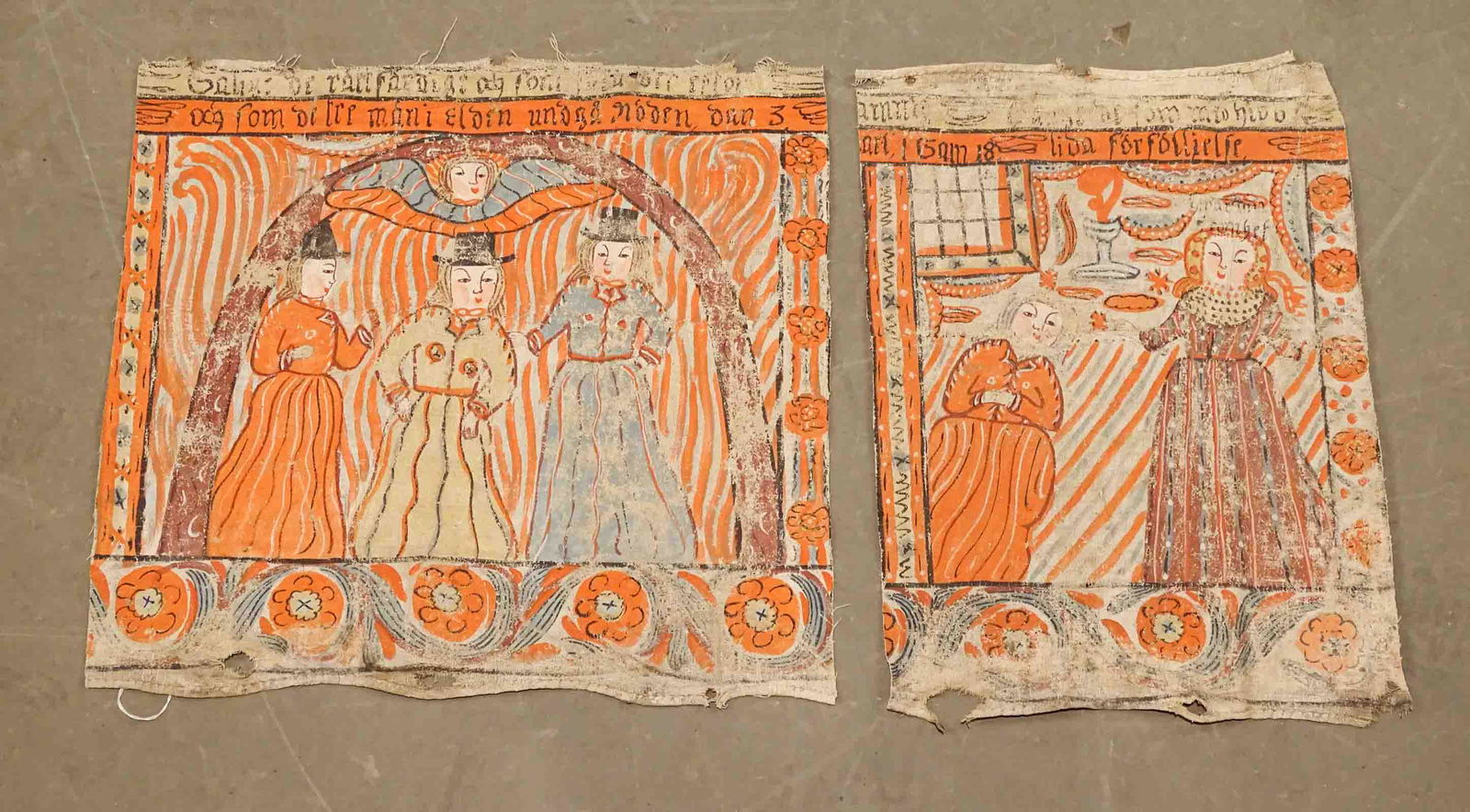 Pair Swedish Paintings (1 of 7)