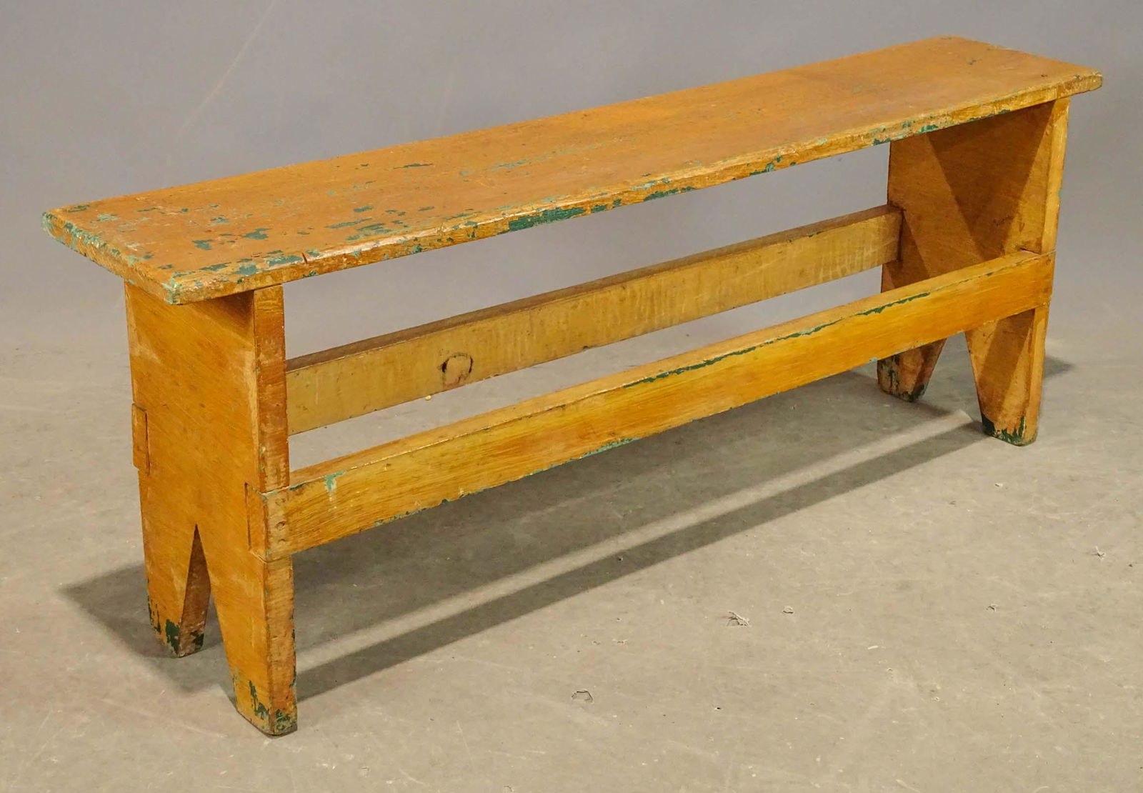19th c. Primitive Bench (1 of 4)