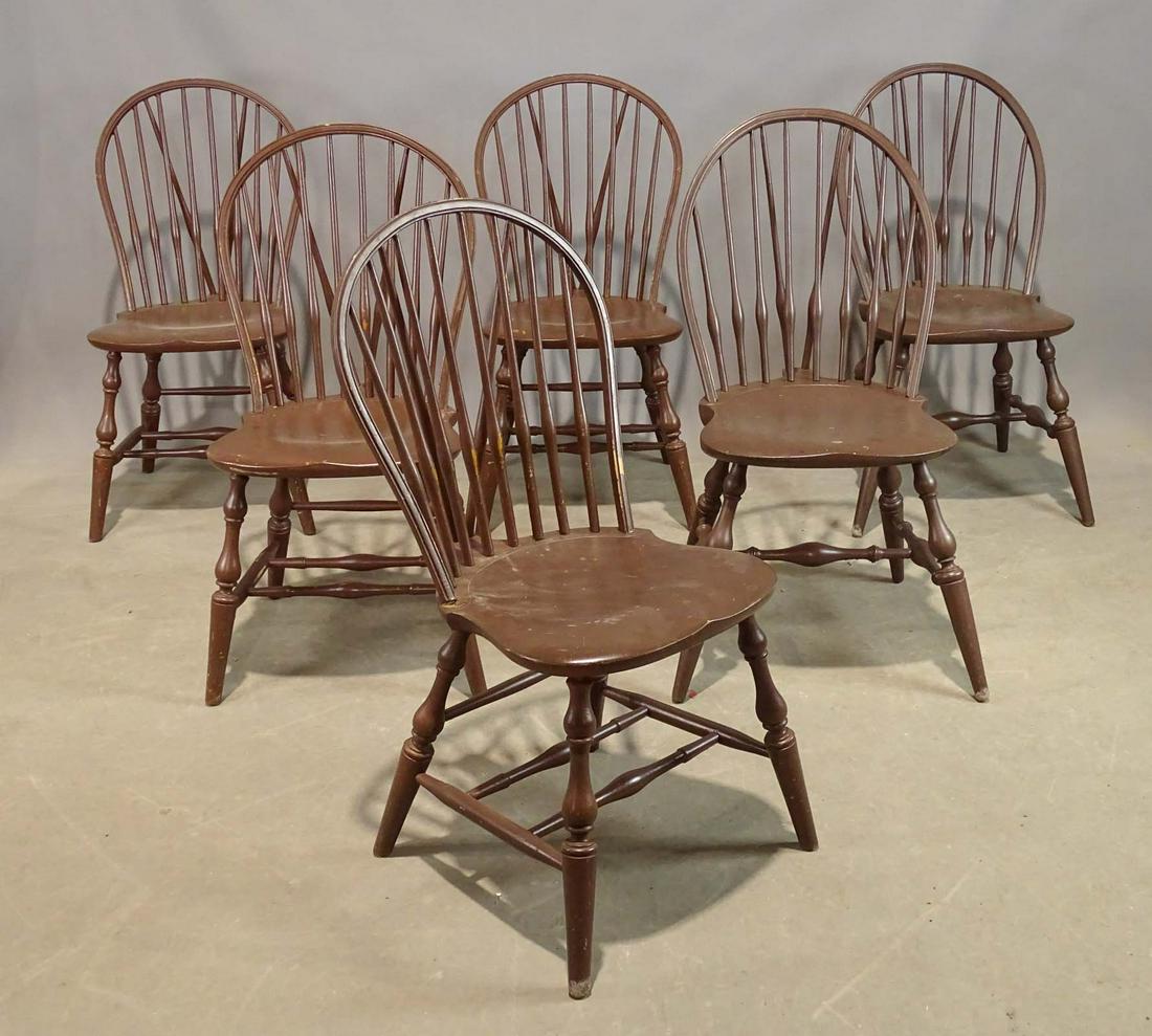 Set of (6) Windsor Chairs (1 of 4)