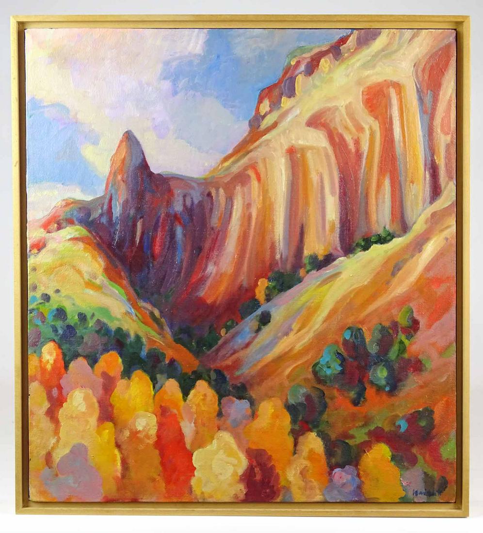 Western Landscape Painting by Wright (1 of 4)