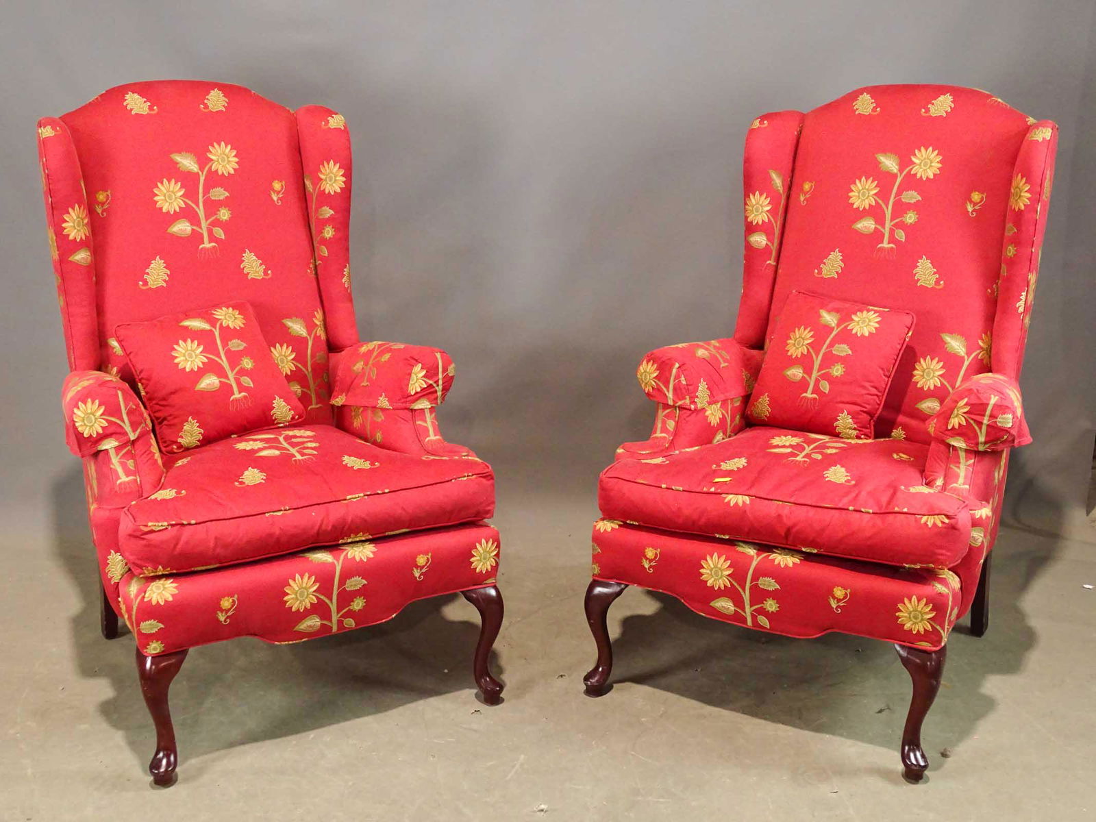 Pair Upholstered Chairs (1 of 4)