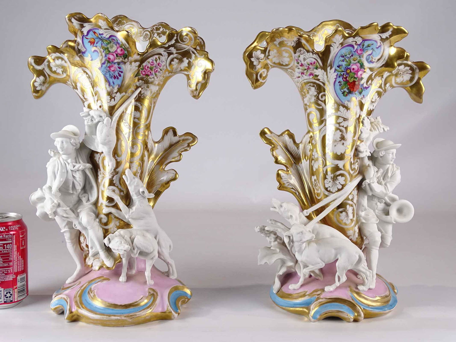 Pair of Old Paris Vases (1 of 9)
