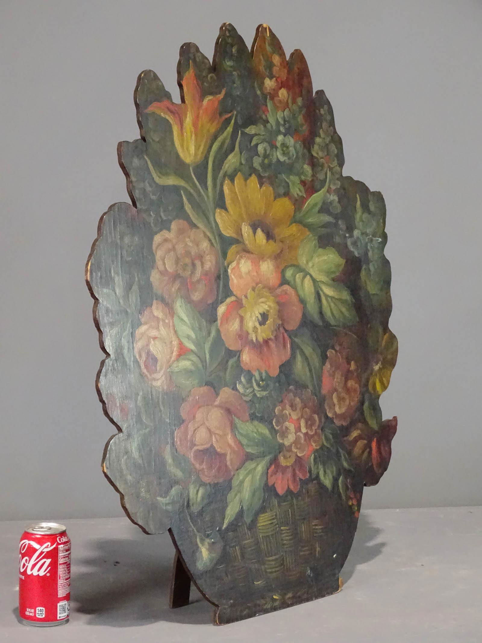 English Fireboard: English fireboard. 24" x 31".