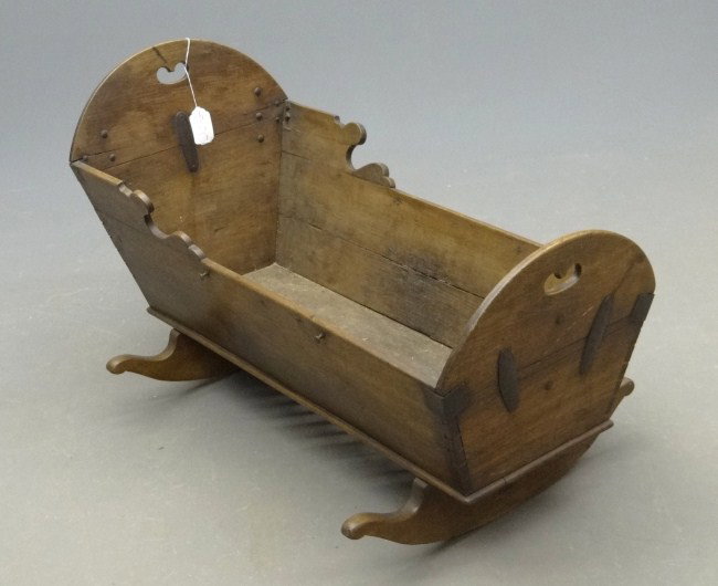 Cradle: 18th c. Penna. cradle. 40" Length.
