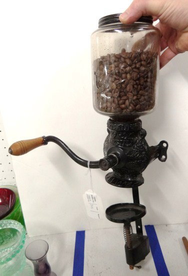 Coffee Mill: Early "Arcade" coffee mill. 12" Ht.