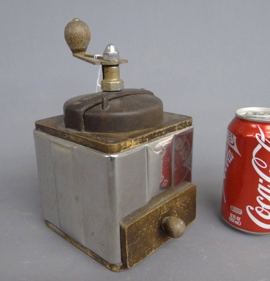Coffee Mill: Vintage "Peugot Freres" coffee mill.