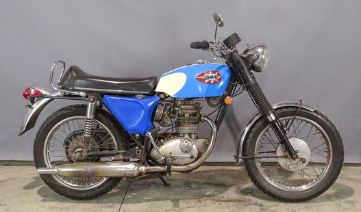 1968 BSA Motorcycle: 1968 BSA B25. 250 CC. Serial number B25B1207. Includes NYS title. Sold as is. Includes service records. Sold as is.