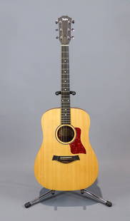 Taylor Acoustic Guitar: Taylor Big Baby acoustic guitar with original soft case. Serial number 2104144312.