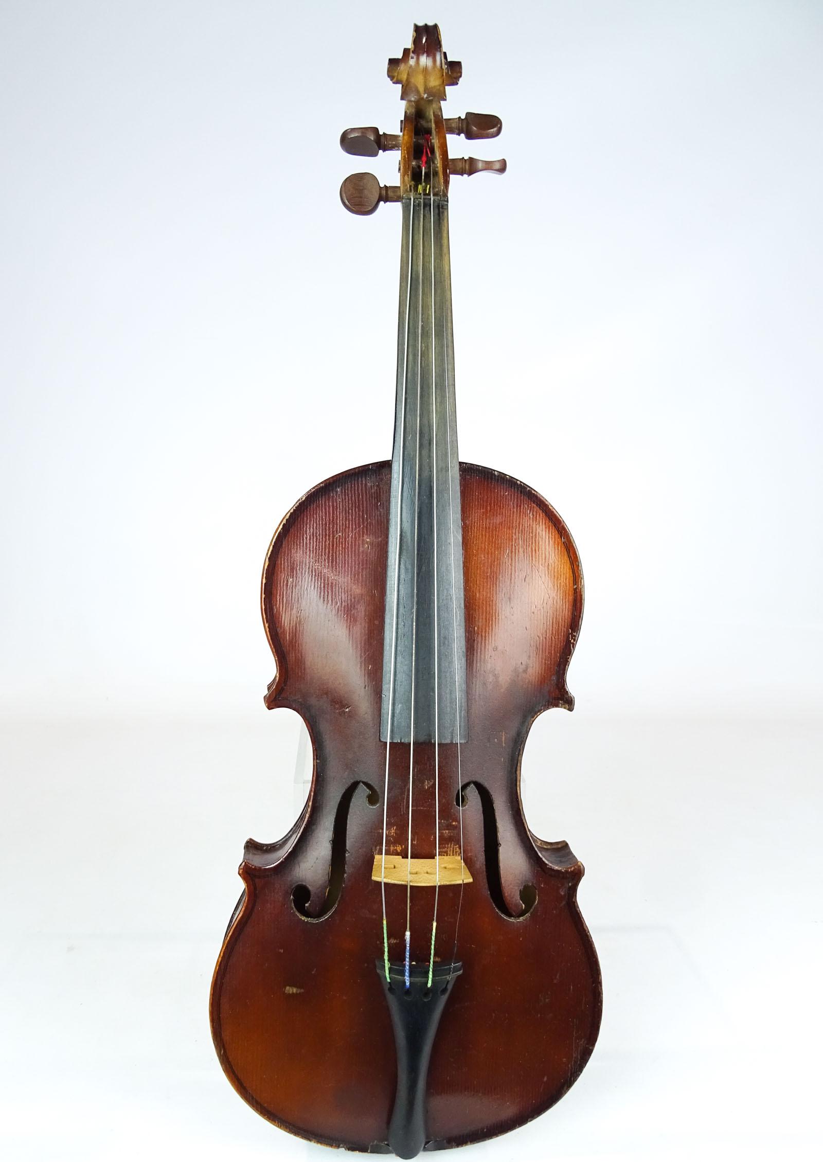 Violin: 90 year old violin from The American Conservatory of Music, Hartford Ct.. Comes with paperwork. Bow included.