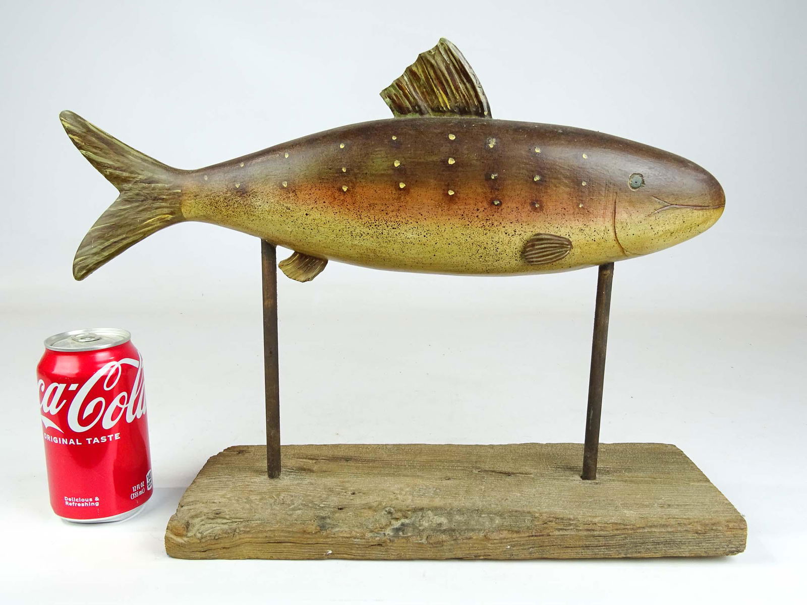 Folk Art Wooden Fish (1 of 5)