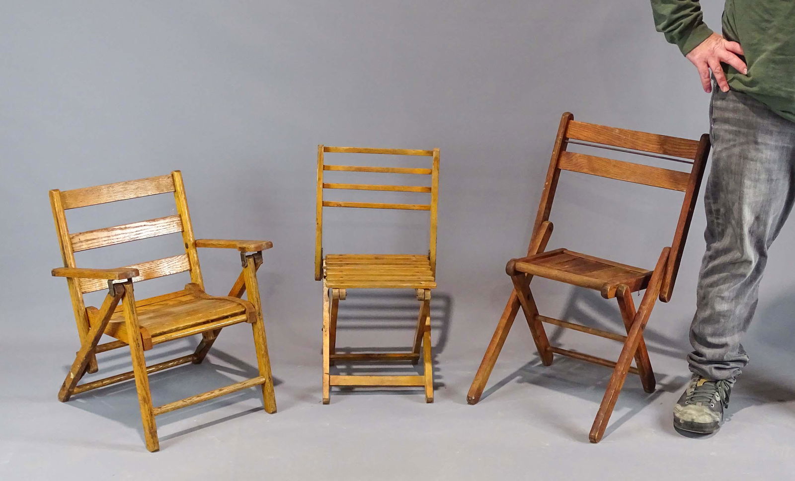 Folding Slat Chairs (1 of 8)
