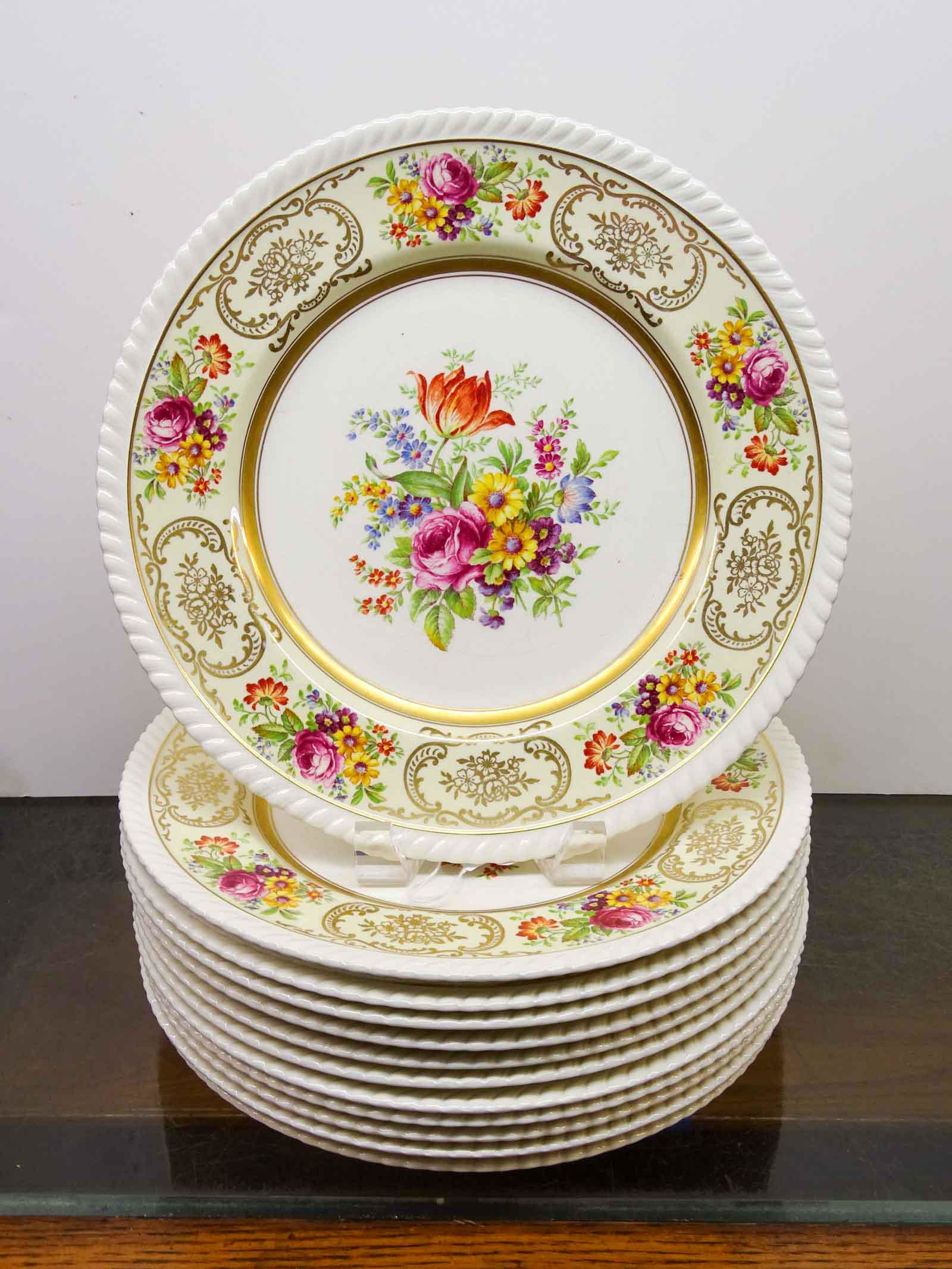 Set of (12) Johnson Brothers Plates (1 of 5)