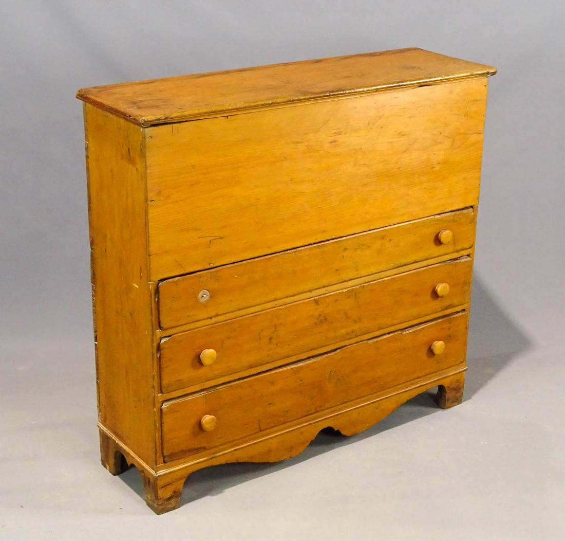 19th c. Lift Top Blanket Chest (1 of 7)