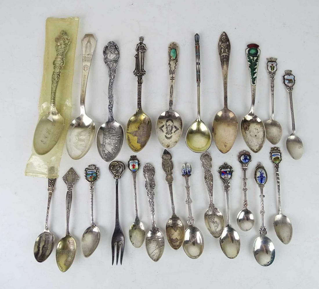 Sterling Silver Souvenir Spoons (1 of 12)