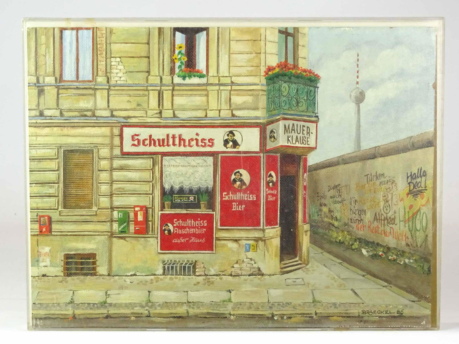 Berlin Wall Germany City View Painting (1 of 5)