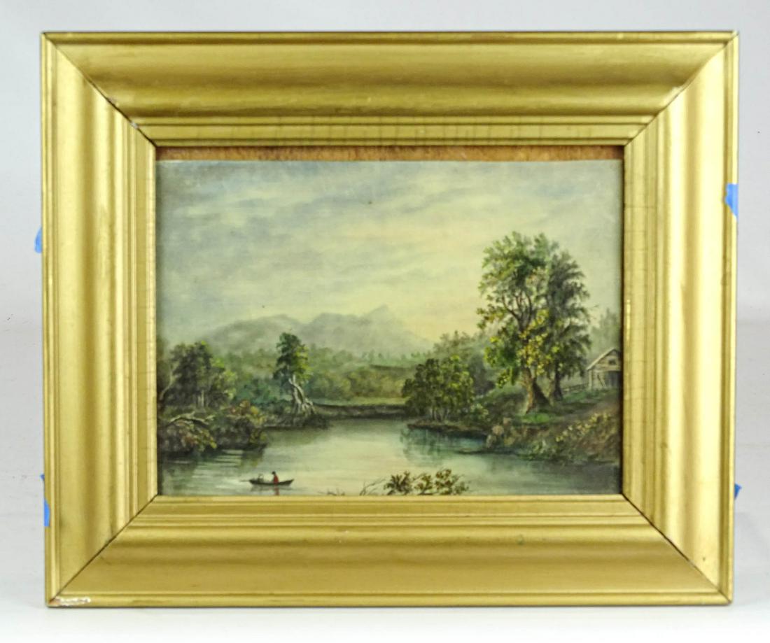 19th c. Watercolor, Landscape (1 of 5)