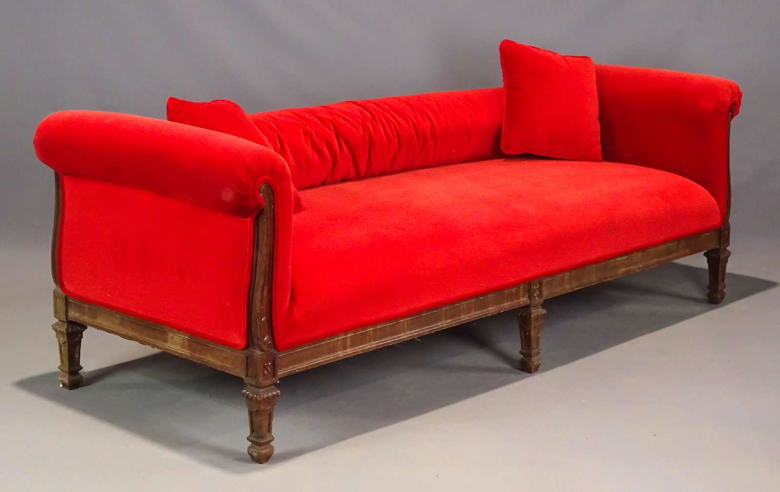 Sofa: Vintage sofa. 82" L..