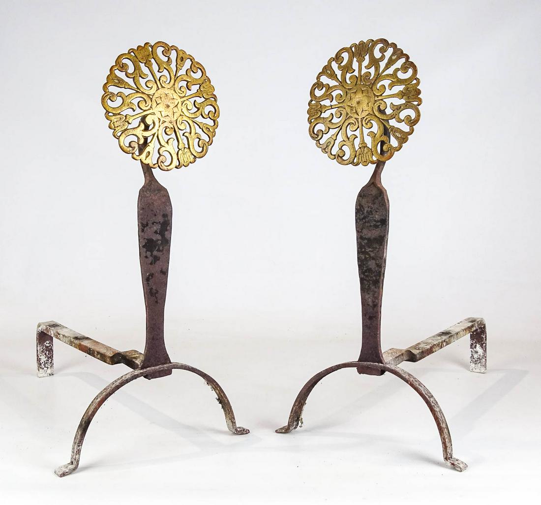Pair Andirons (1 of 6)