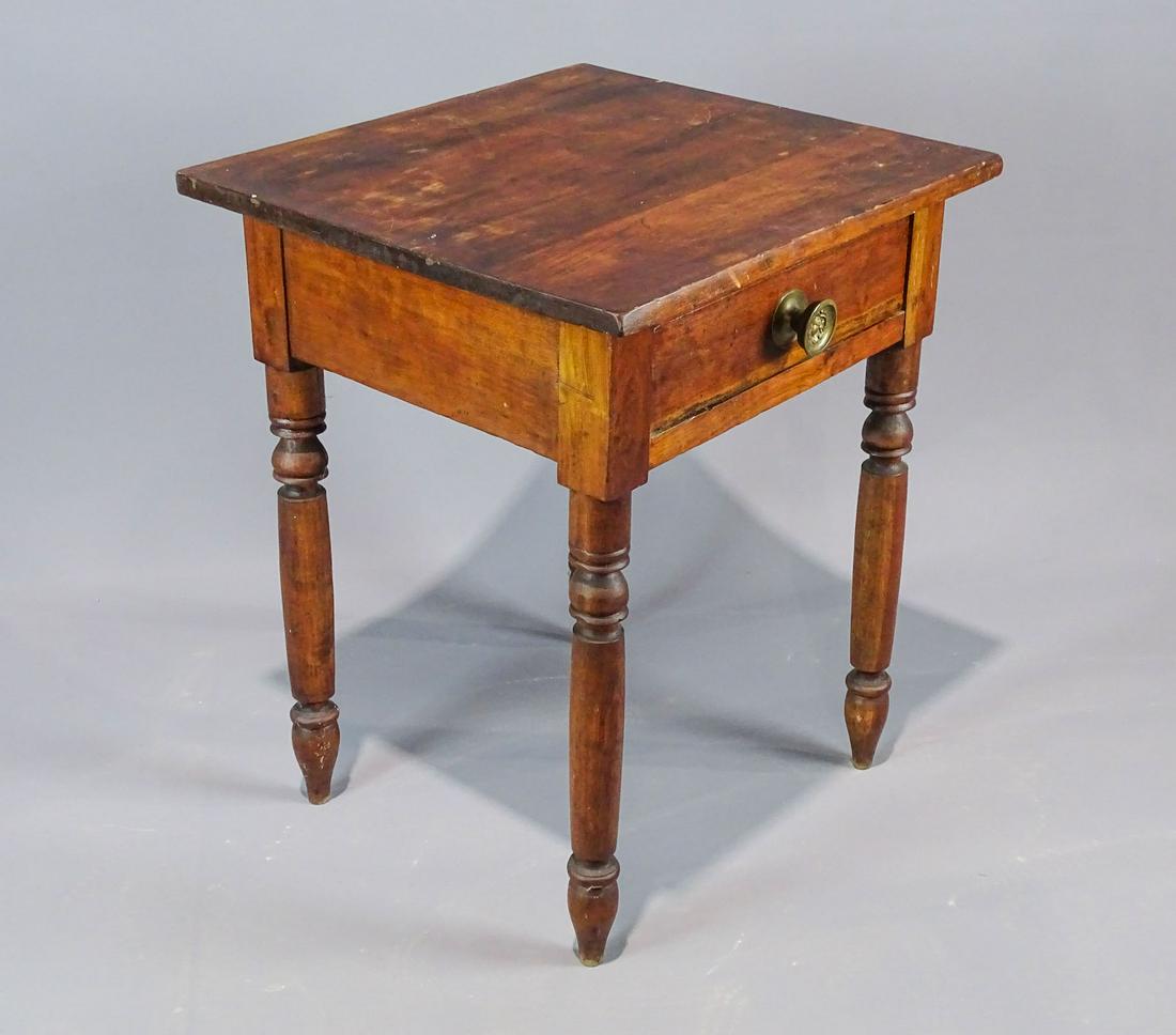 19th c. Single Drawer Stand (1 of 5)