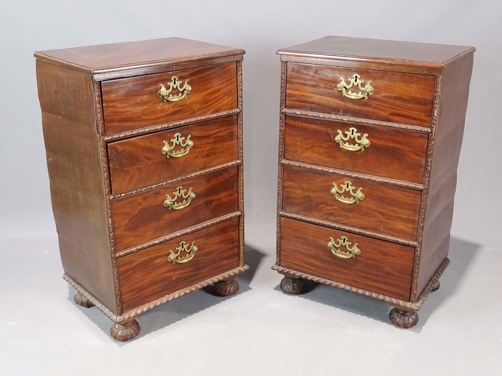 Pair of Mahogany Chests (1 of 12)