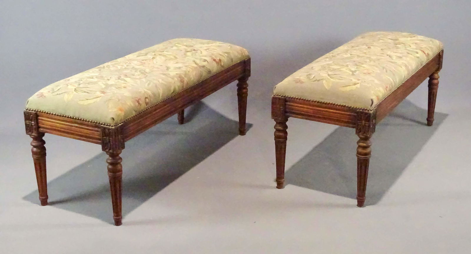 Two Aubusson Weave Hall Seats (1 of 8)