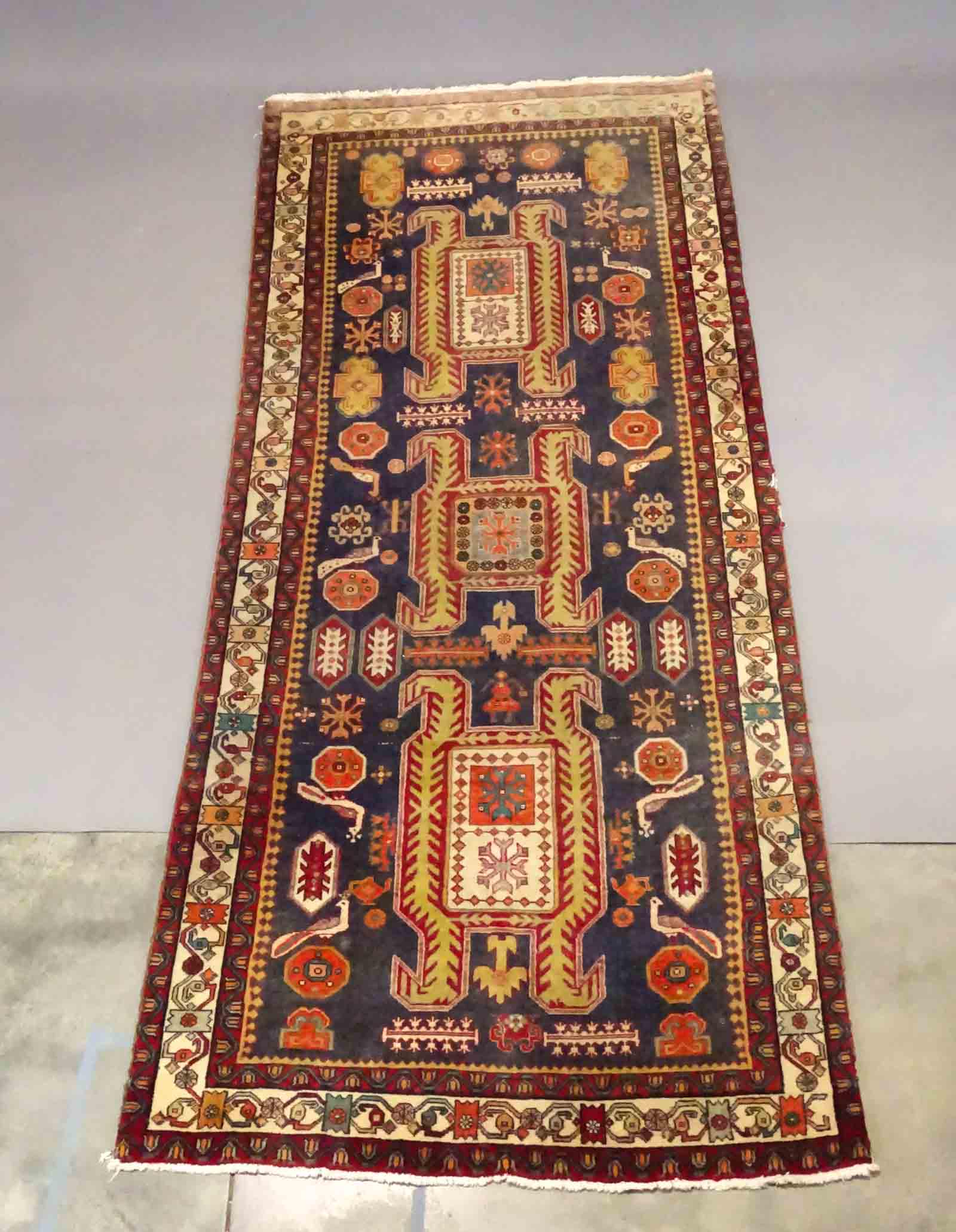 Oriental Rug Runner: Oriental rug runner. 4' 5" x 10'.