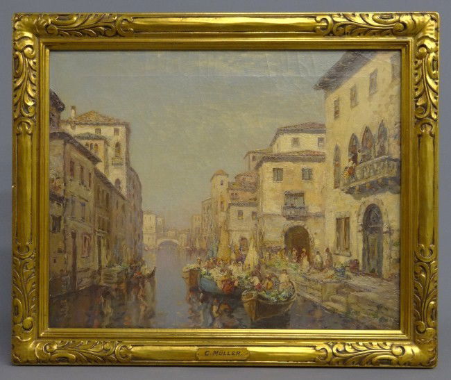 61 Painting Signed C. Muller