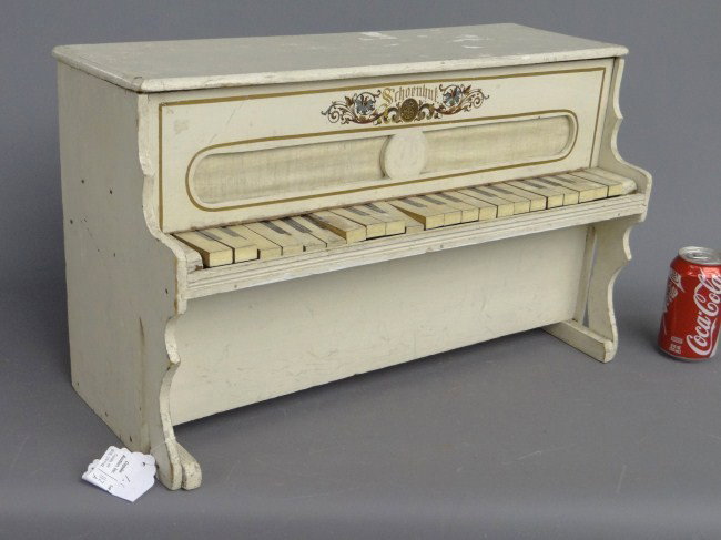 Schoenhut Piano: Early Schoenhut piano.23" W 14 1/2" Ht.