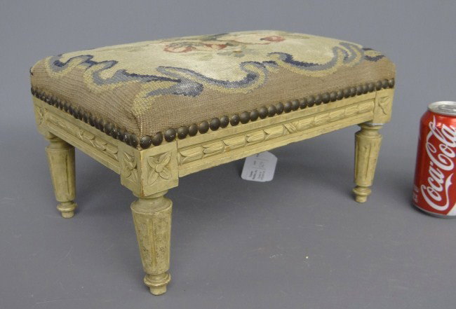 French Provincial Footstool: French Provincial style footstool.
