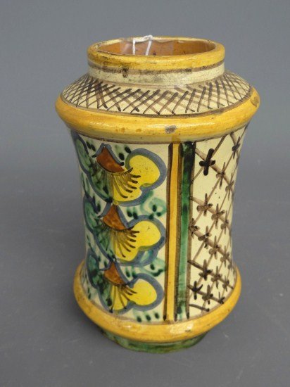 Continental Jar: Continental jar. 8 1/2" Ht.