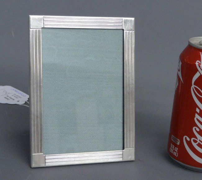 Tiffany Sterling Silver Frame: Tiffany sterling silver frame. 5 1/2" x 4". Site 4 5/8" x 3 1/8".