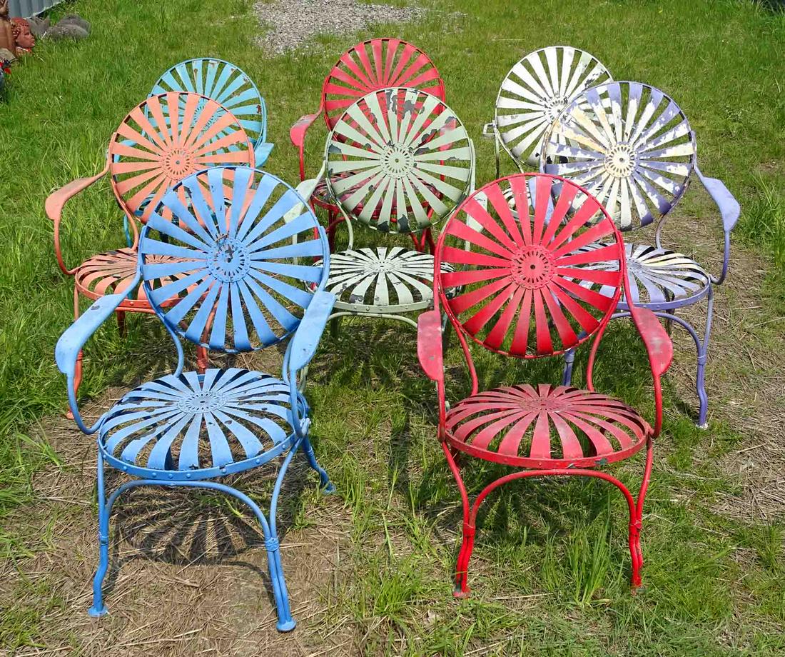 Steel Patio Chairs Auction