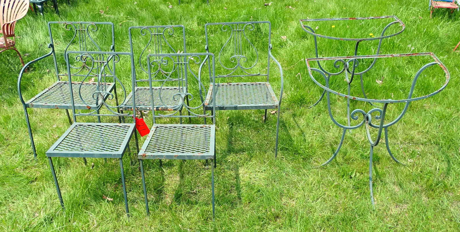 Lyre Side Chairs / Tables (1 of 7)