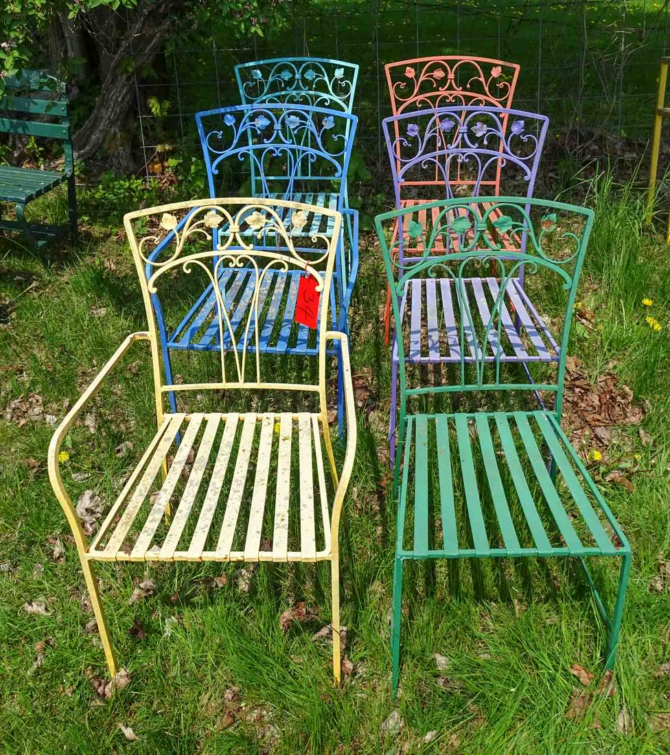 6 Steel Chairs (1 of 5)