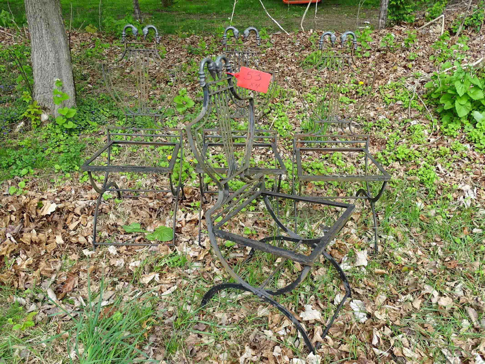 4 Goose Head Chairs (1 of 4)