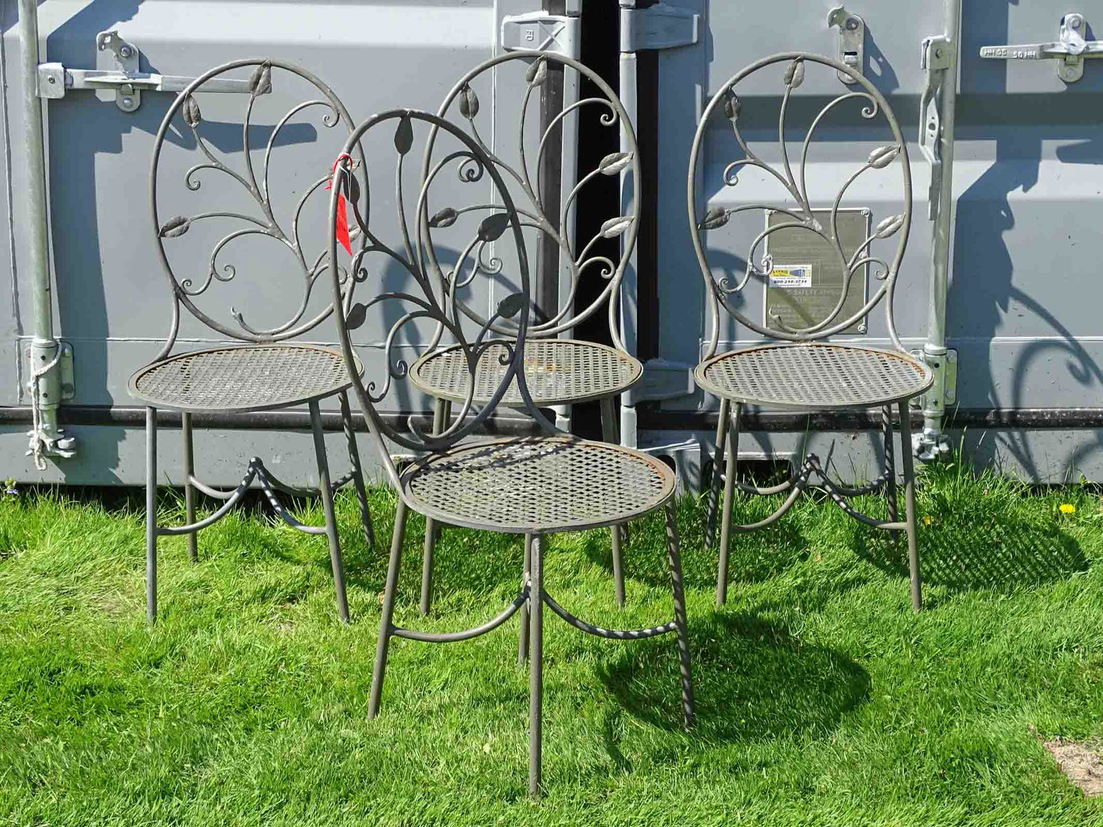 Set 4 Patio Chairs (1 of 6)