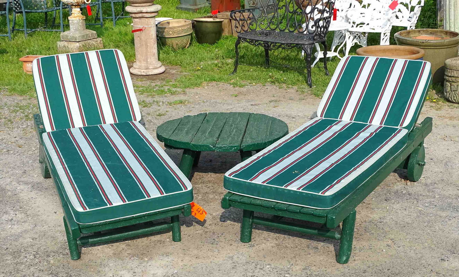 Chaise Lounges & Table (1 of 9)