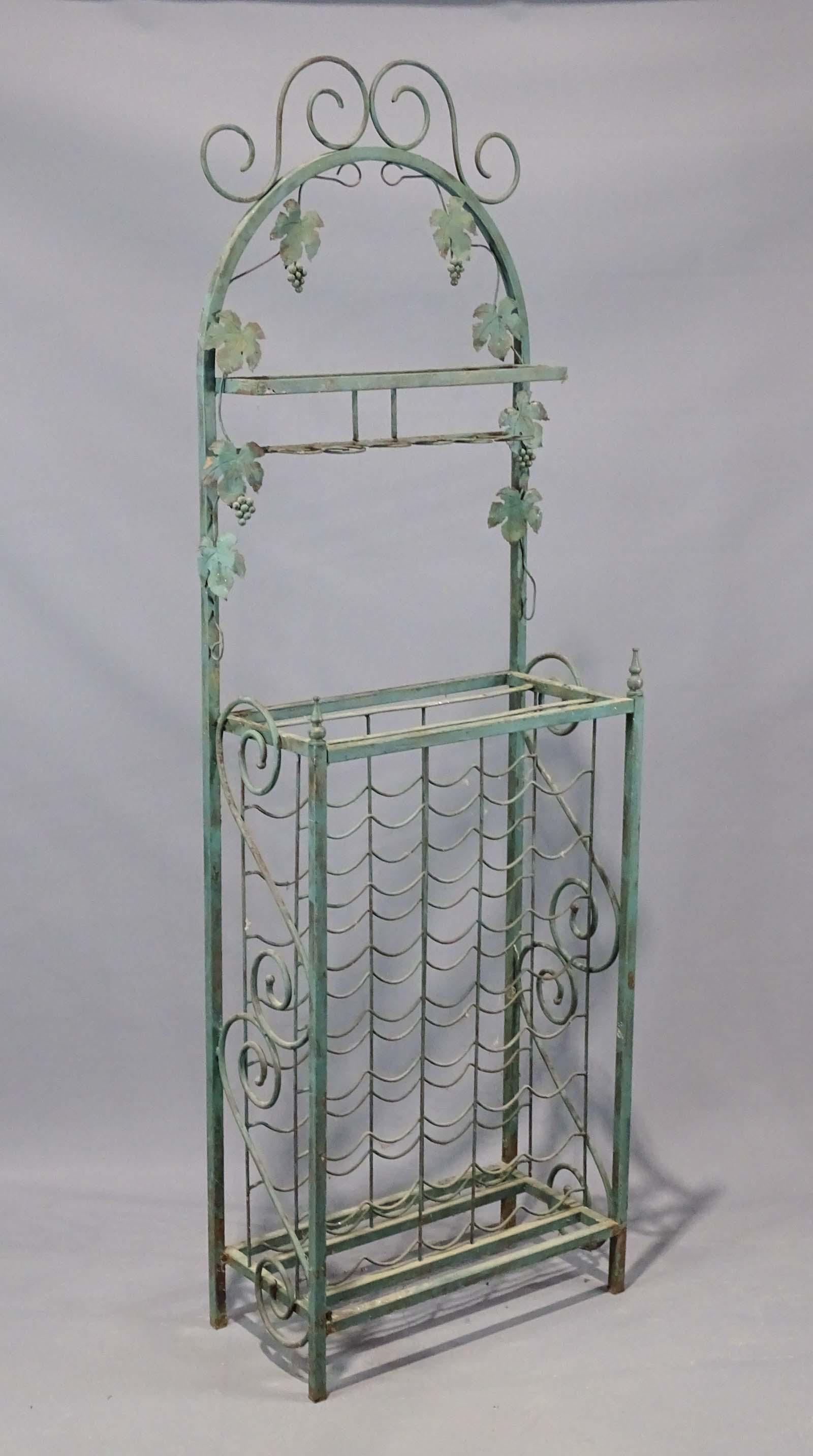 Bakers Rack: Bakers rack. 24" x 12" x 77".