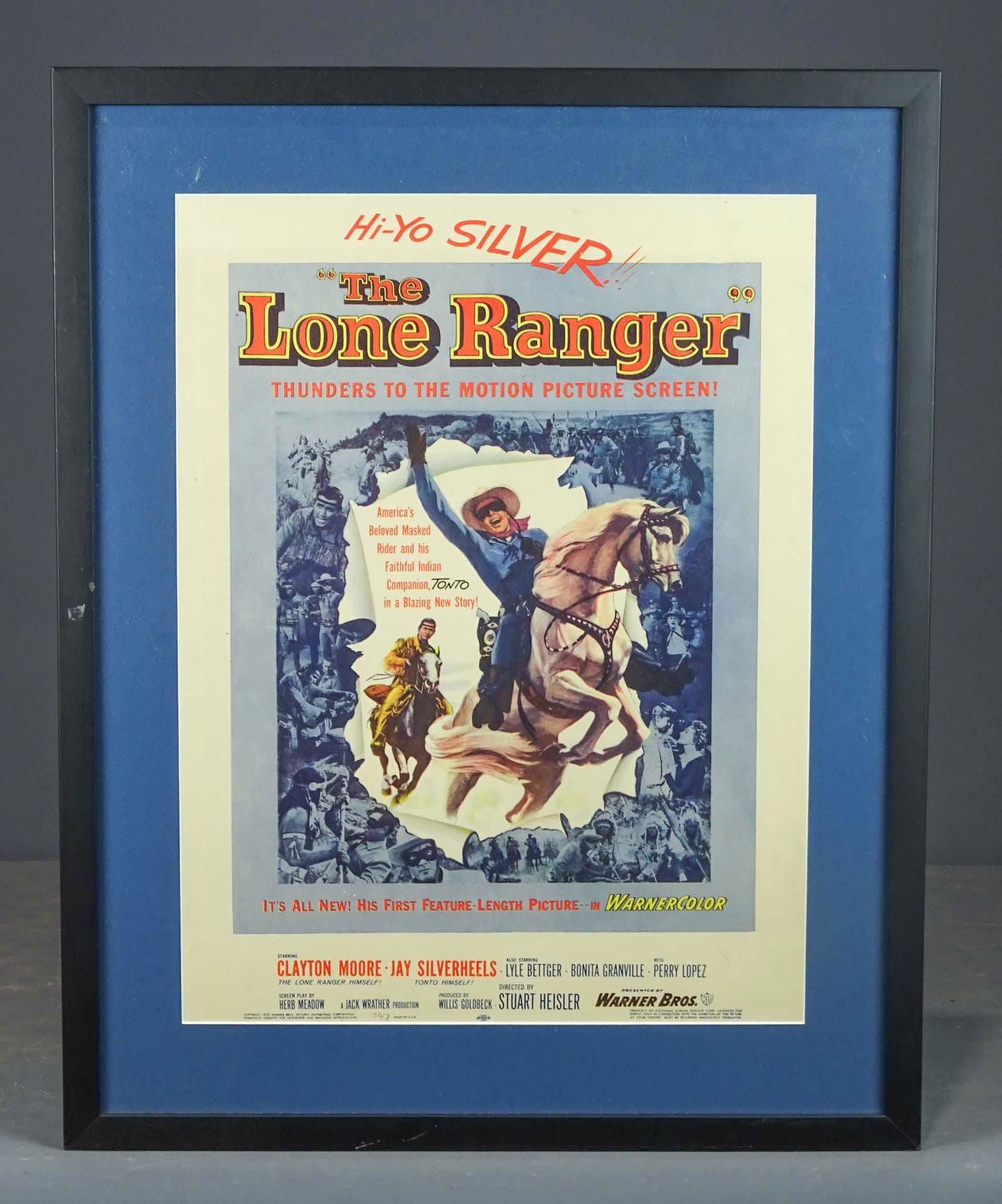 1955 Lone Ranger Movie Poster (1 of 5)