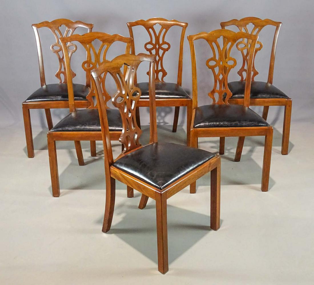 6 Chippendale Chairs (1 of 5)