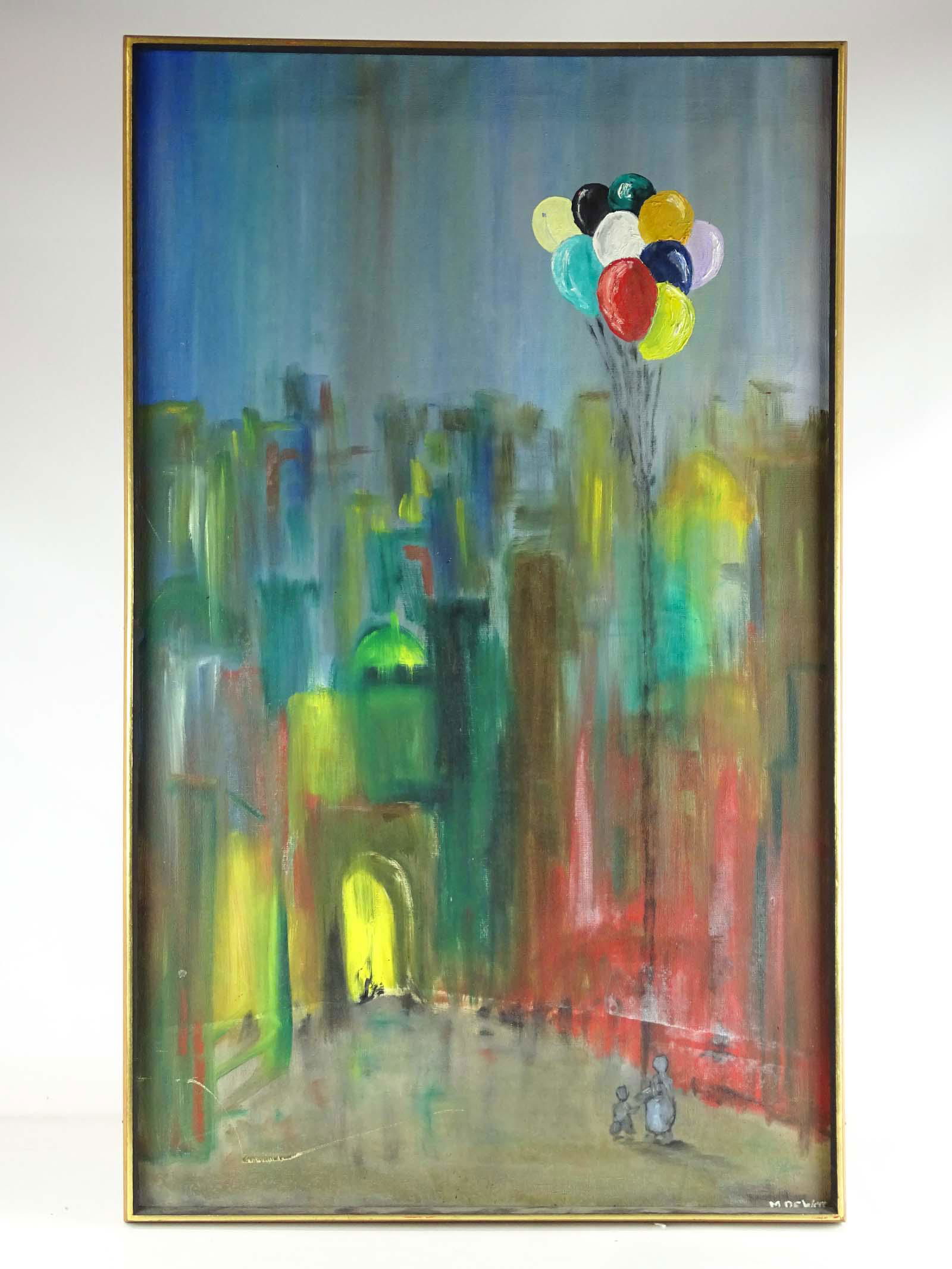 Michael DeWitt Abstract Painting (1 of 5)