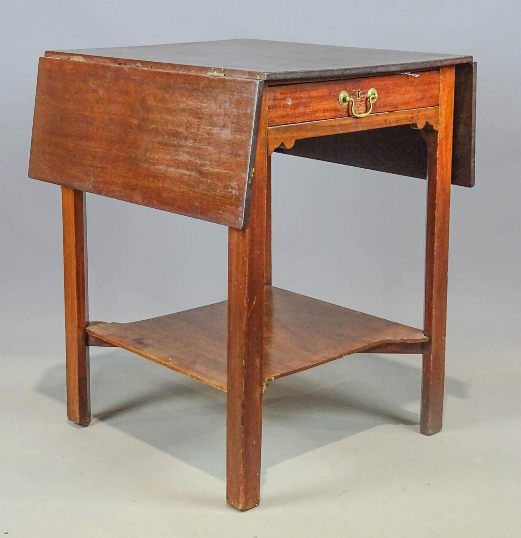 19th c. Chippendale Drop Leaf Table (1 of 8)