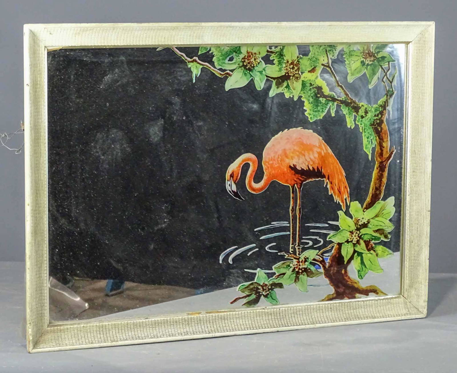 Pink Flamingo Mirror Auction