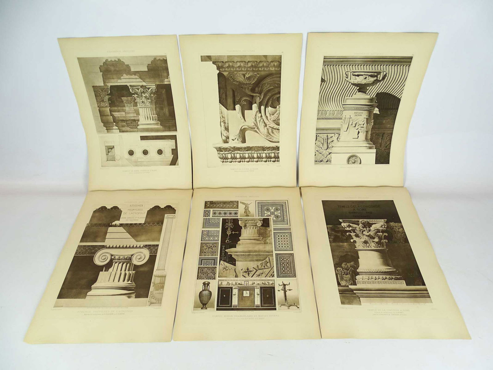 Classical Architecture Antique Print Set (6) (1 of 19)