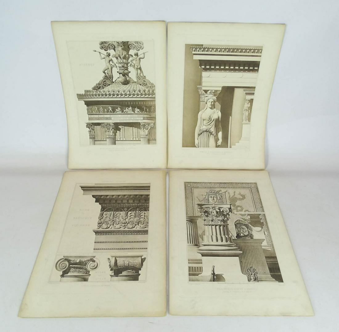 Classical Architecture Antique Print Set (4) (1 of 13)