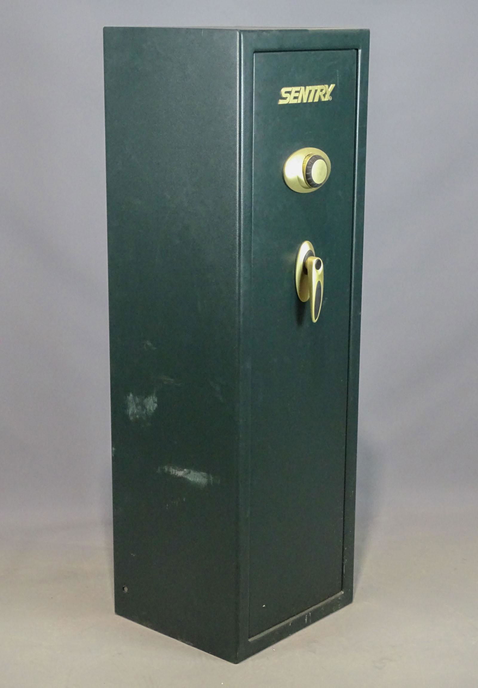 Sentry Safe: Sentry upright safe, model G62 11-1, serial no. G307079, 17 1/2" x 16" x 55 1/4" Ht..Combination L 44 R 77 L 25.