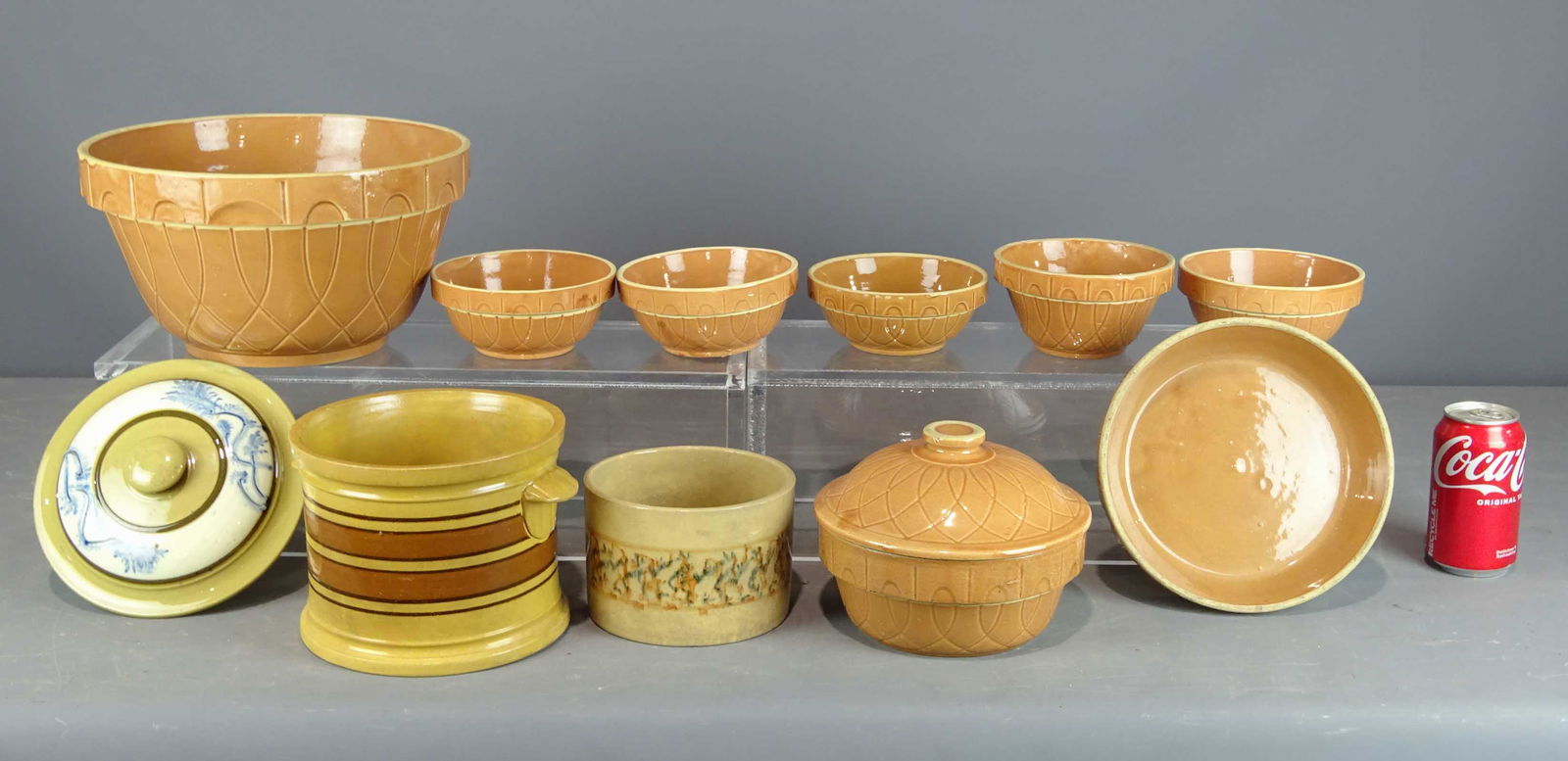 11 Pcs. Yellowware (1 of 10)