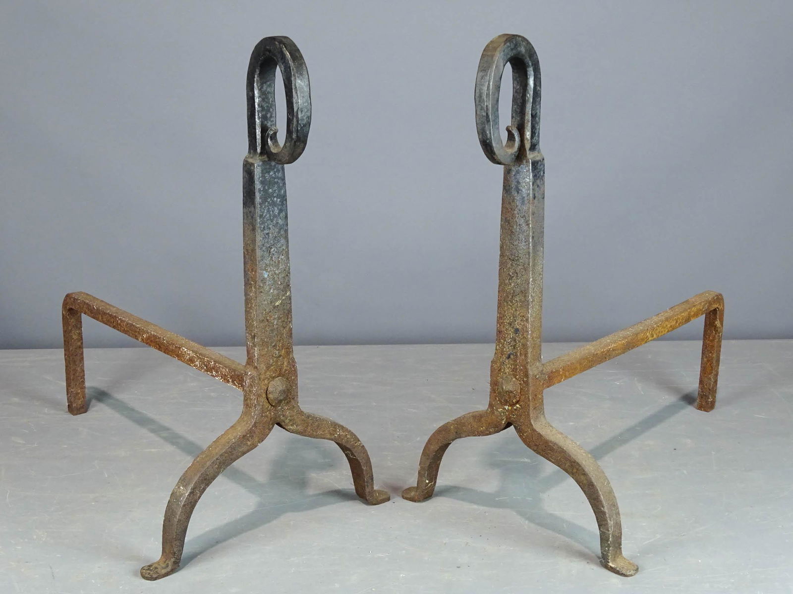 19th c.. Andirons (1 of 5)